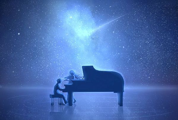 求一些和鋼琴有關的二次元唯美圖片。